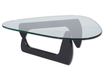 Isamu Noguchi Glass Top Coffee Table
