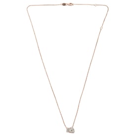IDYL' Le Couples Diamond &14K RG Necklace