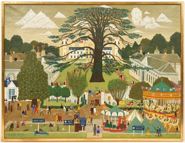 Andrew Murray 'Woburn Abbey' Painting- Sotheby's