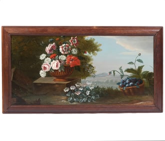 19th C. Continental Still Life Painting