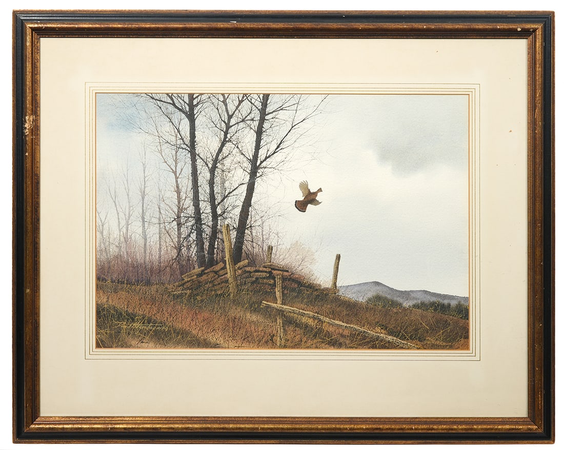 David Hagerbaumer 'Ruffed Grouse' Painting (1 of 8)