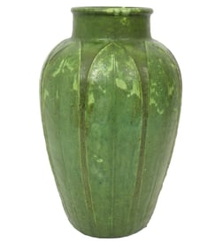 Grueby Matte Green Pottery Vase by Ruth Erickson