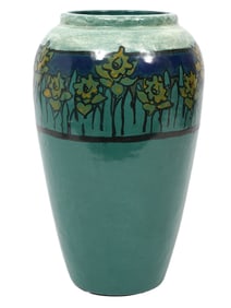 Saturday Evening Girls Glazed Earthenware Vase