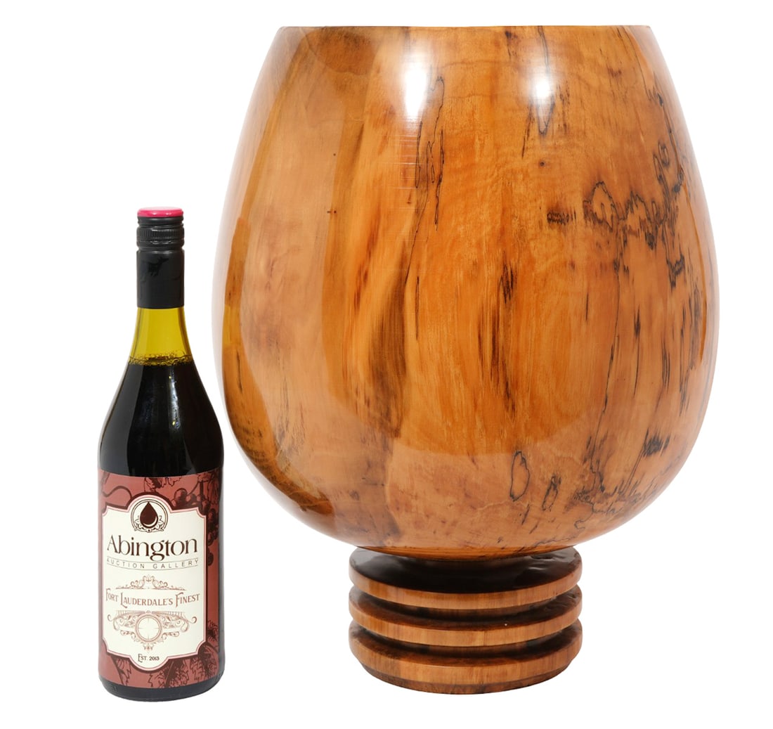 Edward Moulthrop 'Figured Sweet Gum' Footed Bowl (1 of 10)