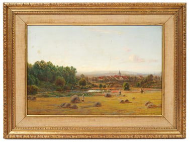 Jean Ferdinand Monchablon Landscape Painting