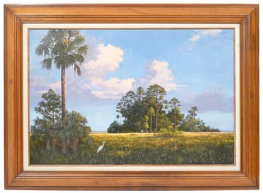 Jackie Brice 'Florida Everglades' Painting