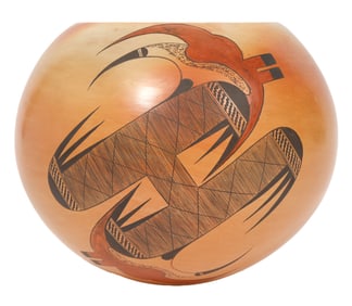 Dextra Hopi-Tema Pottery Bowl