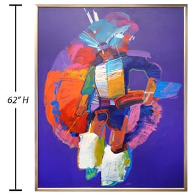 John Nieto 'Feather Dancer' Painting