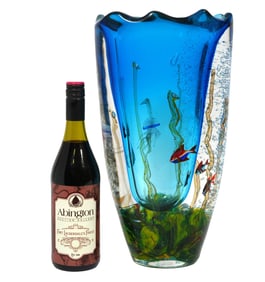 Stefano Toso Murano Aquarium Vase