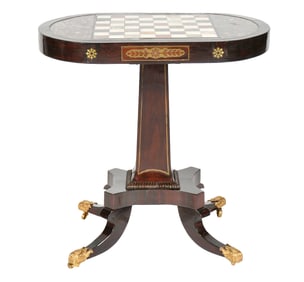 19th C English Regency Game Table
