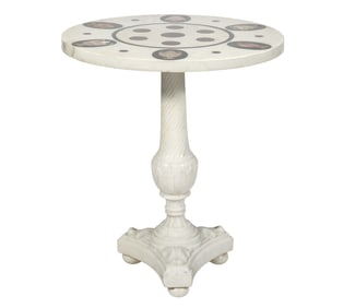 Neoclassical Style 19th C Marble Top Center Table