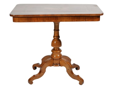 19th C Italian Sorento Marquetry Table