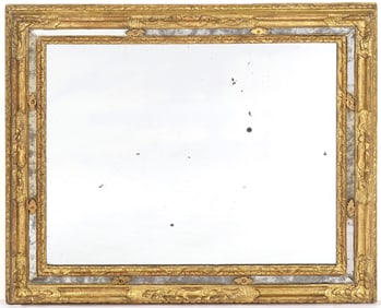 18/19th C Italian Double Frame Wall Mirror