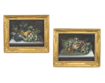Two Signed Pastel Paintings