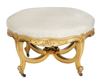 Louis XV Style 19th C Ottoman