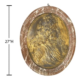 Italian Style 19th C Grand Tour Wall Plaque