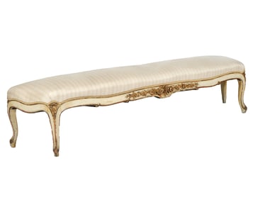Louis XV Style 19th C Bench