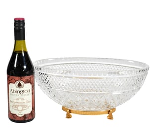 Baccarat Style Crystal Center Bowl
