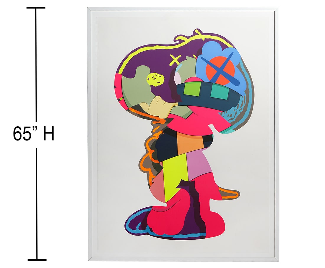 supreme Fairchild Paris×KAWS ポスター Fairchild Paris, Supreme Kaws Snoopy Print Framed