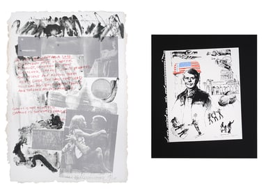 Rauschenberg and Wyeth 1977 Inaugural Impressions