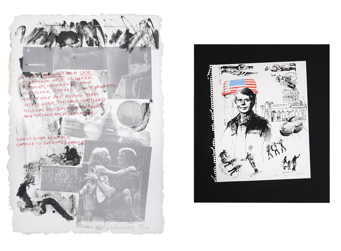 Rauschenberg and Wyeth 1977 Inaugural Impressions (1 of 15)