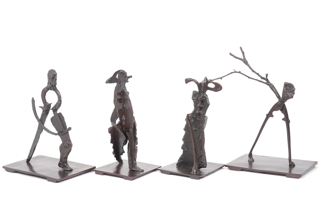 Four William Kentridge Bronze Sculptures 'Promenade II' (1 of 18)