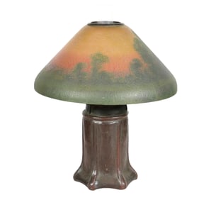 Handel Table Lamp Reverse Painted Shade