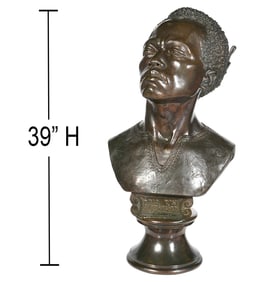Kehinde Wiley 'Likunt Daniel Ailin' Bronze