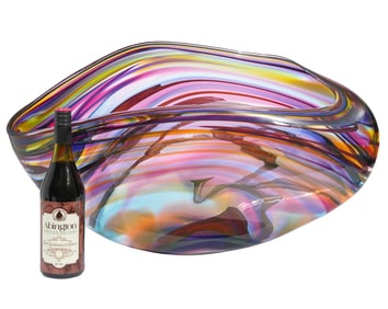 David Goldhagen Art Glass Sculptural Centerpiece
