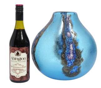 Barbini Murano Textured Art Glass Vase