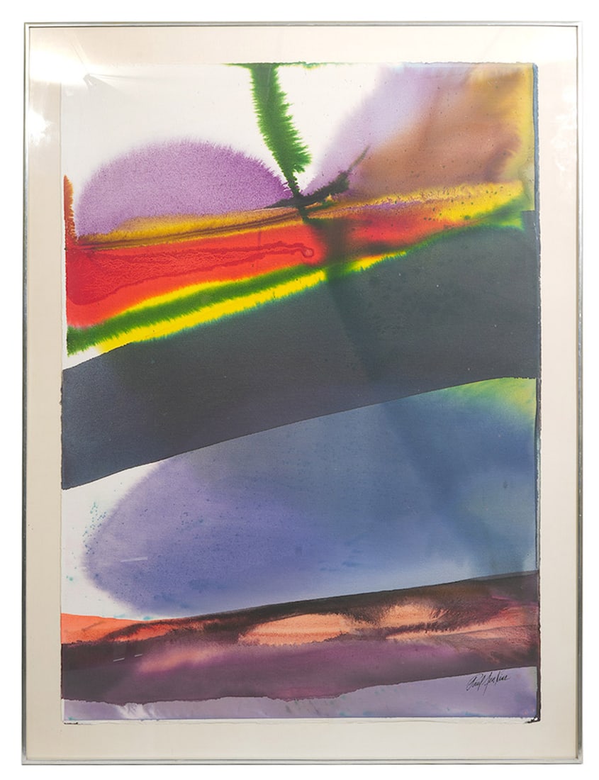 Paul Jenkins 'Phenomena' Watercolor Painting (1 of 12)