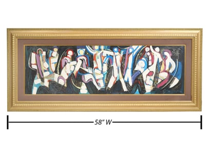 Original Augusto Marin Oil Painting