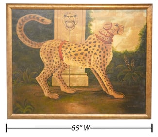 Reginald Baxter Large Cheetah Painting