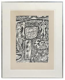 Jean Dubuffet 'Scenario Bref' Screenprint