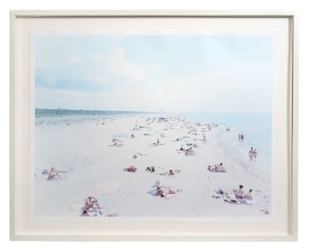 Massimo Vitali 'Vecchiano' Color Lithograph