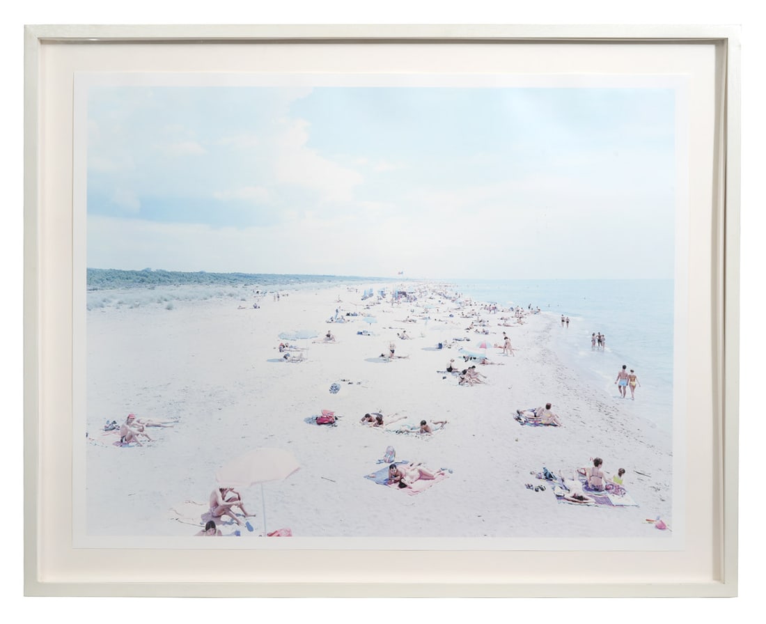 Massimo Vitali 'Vecchiano' Color Lithograph (1 of 9)