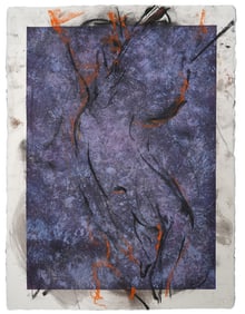 Martin Blank Acrylic and Charcoal Painting