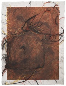 Martin Blank Charcoal and Acrylic Painting