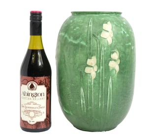 11.5"H Grueby Pottery 'Daffodil' Vase