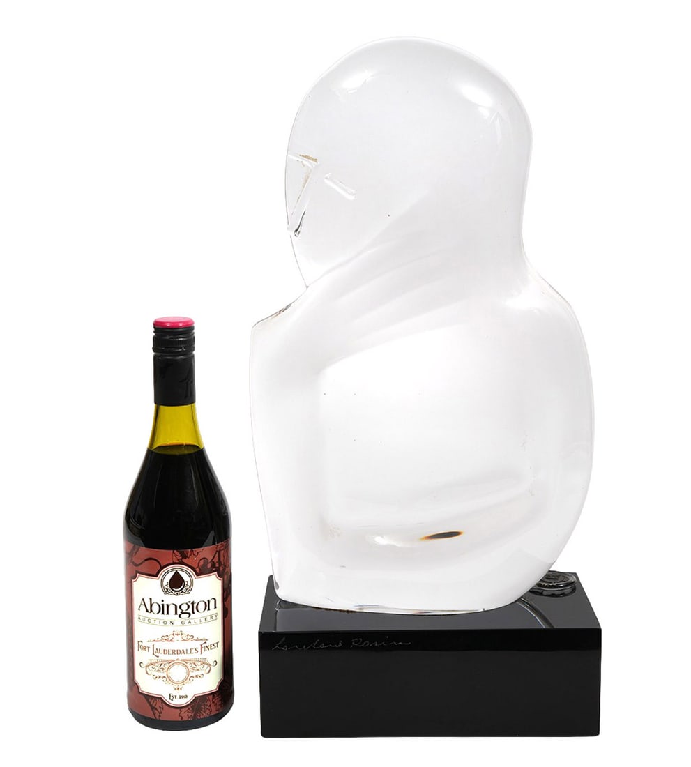 Loredano Rosin 'The Thinker' Murano Sculpture (1 of 8)