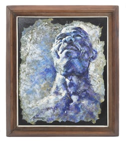 Original Lyonel Laurenceau Painting 1972