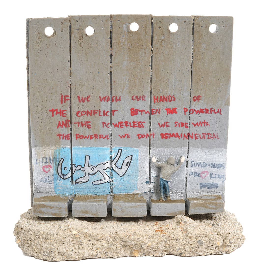 Banksy Wall Souvenir from Walled Off Hotel (1 of 8)