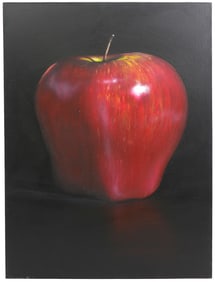 Tom Seghi 'Red Apple' Oil Painting