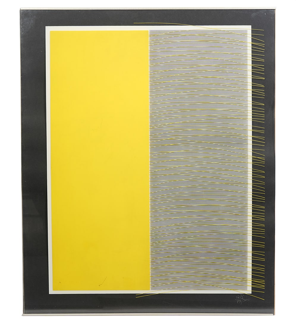 Jesus Rafael Soto 'Jai-Alai A' Silkscreen (1 of 9)