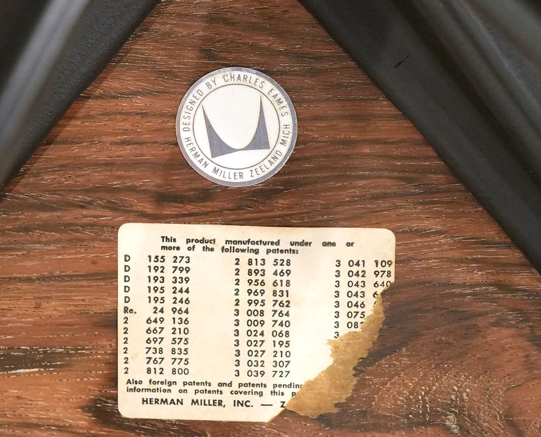 Herman Miller 'Eames' Chair and Ottoman - 9