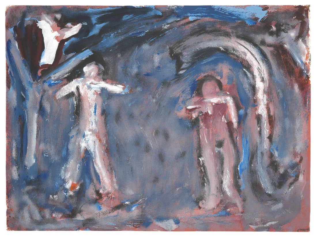 Milton Resnick 'You and Me and Angels' Screenprint (1 of 8)