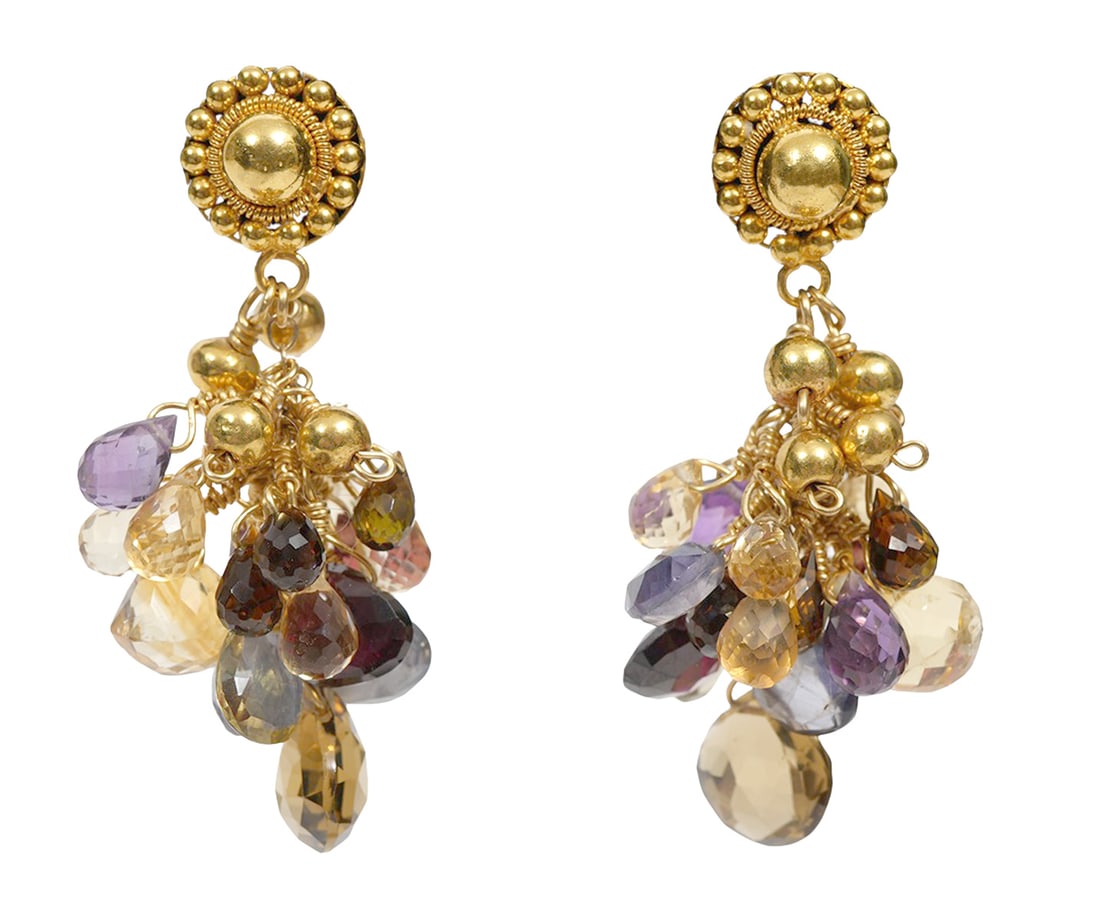 Pr. 18K YG Earrings Style of Marco Bicego (1 of 3)