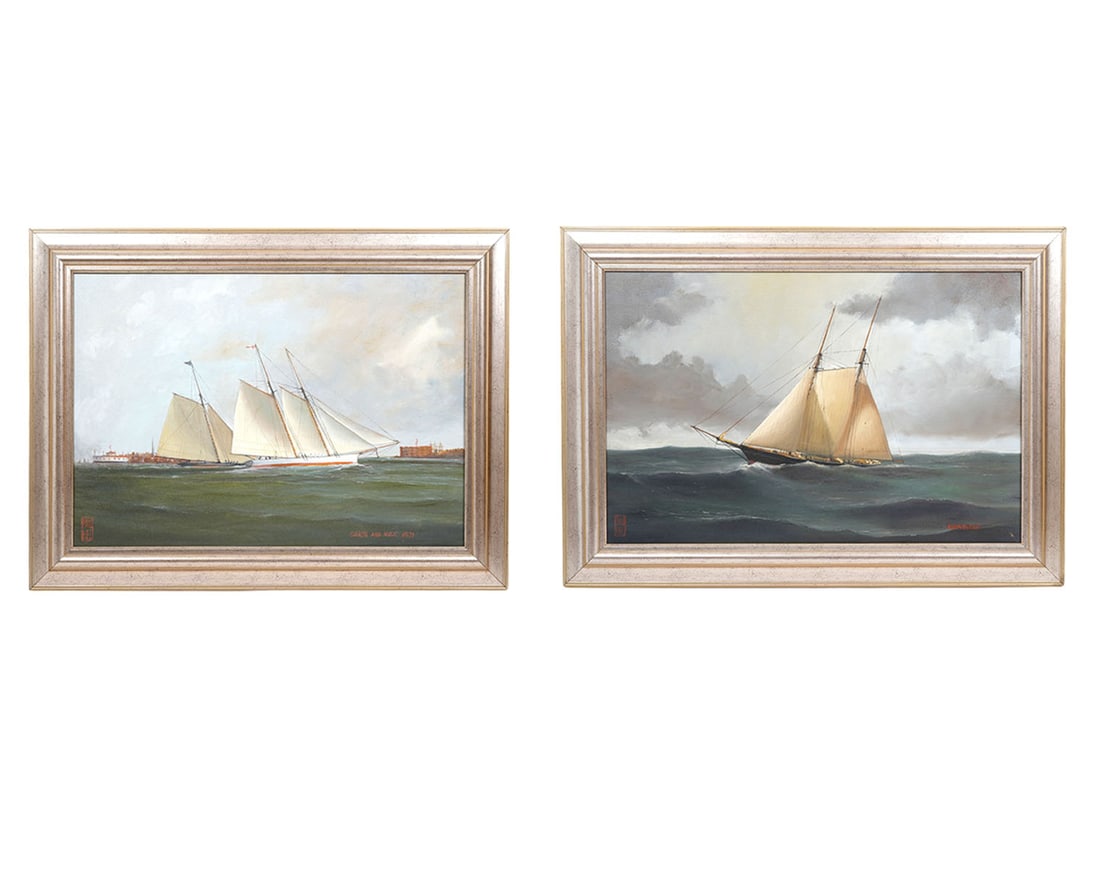 Two Paul R. Hee Nautical Paintings (1 of 14)
