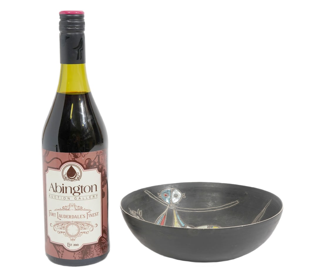 Marcello Fantoni Ceramic Decorated Bowl (1 of 5)