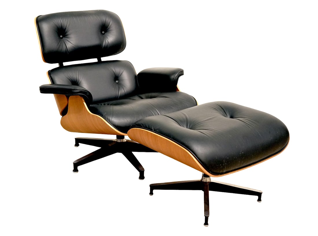 Herman Miller Eames Lounge Chair & Ottoman (1 of 9)